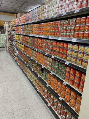 Jalapeño pepper aisle in perfectly lined positions.