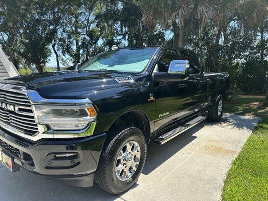 Warranty ceramic coating on my new truck.