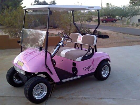 Custom built for Race for the Cure private event.