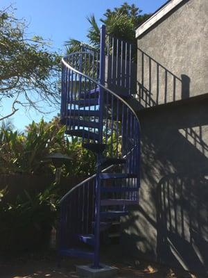 Purple stairway to heavan