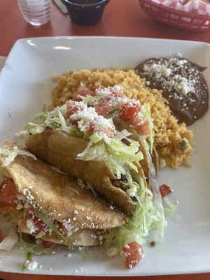 Deep fried homemade taco shells!