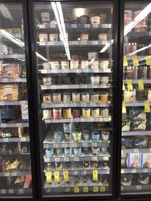 Either the biggest seller of ice cream in the city or just poor stocking. The worst...