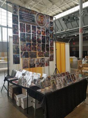 All set up and ready for Boston Comic Expo!!