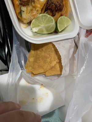 Chips that came with my meal