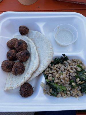 Falafel meal