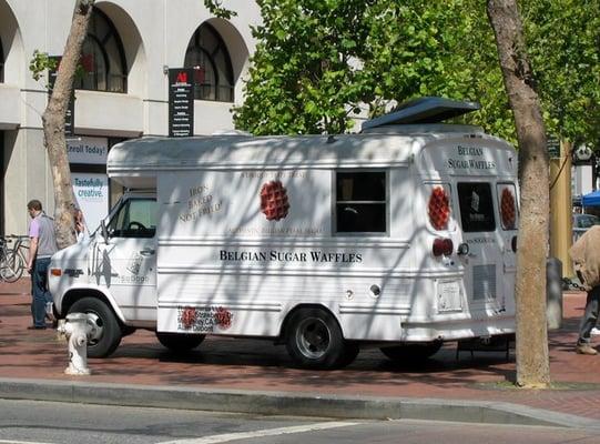 The truck: it parks on Market Street