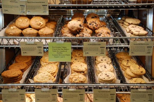 Savor muffins, cookies, scones and other delicious morsels from our bakery.