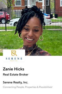 Zanie Hicks Realtor