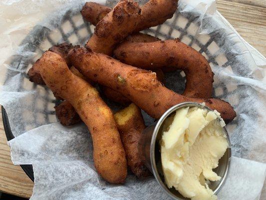 Jalapeño Cheddar Hush Puppies