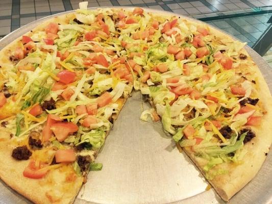 Taco pizza