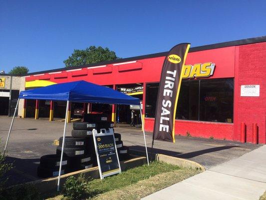 Midas has a Goodyear and Cooper tire sale this month!!