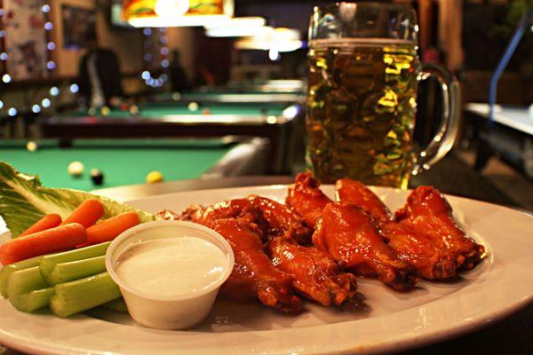 Wings and Pool go together!