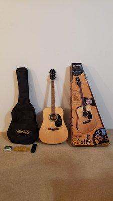 Mitchell brand acoustic guitar package