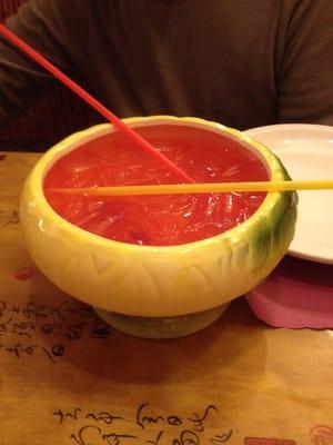 Delicious scorpion bowl for two!!!!