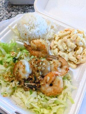 Mini garlic shrimp plate