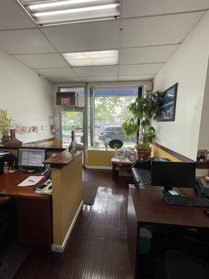 Inside office