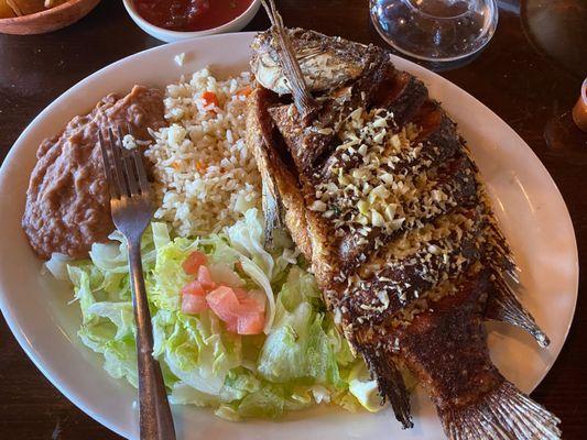 Mojarra Al Mojo De Ajo