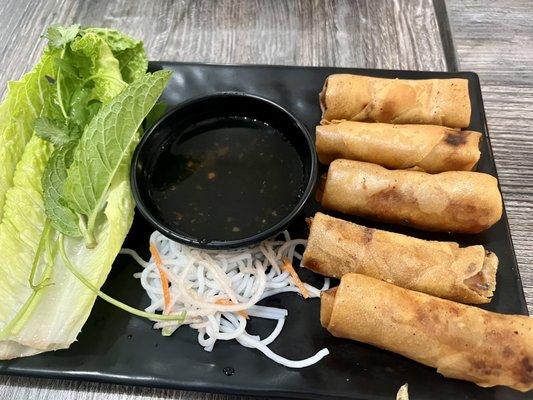 Spring rolls are 5 per order!