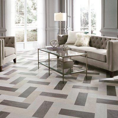 Porcelain floors not only look great but are more durable than ceramic flooring.