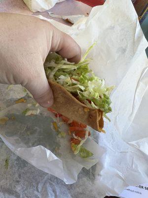 Crunchy taco