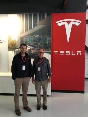 At Tesla HQ for a meeting