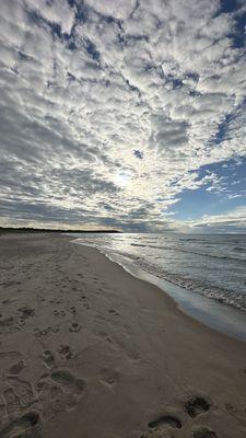 Beach area & Lake Michigan