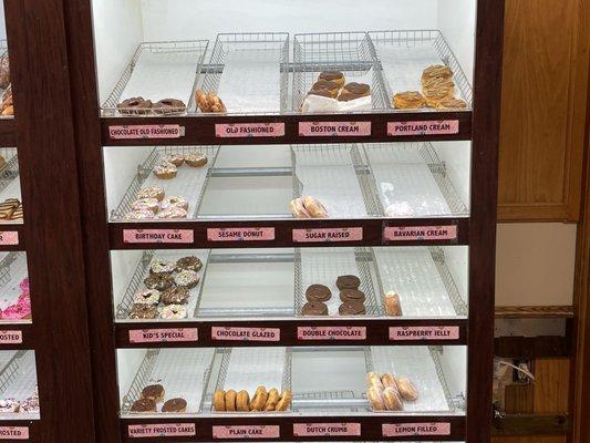 Donut flavours