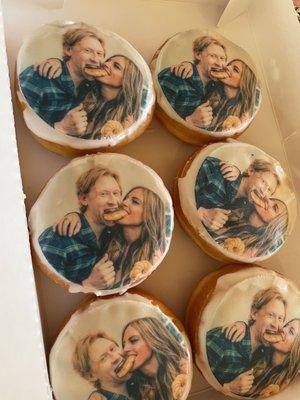 Custom photo donuts