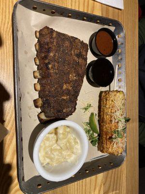 Half Order of Ribs with corn