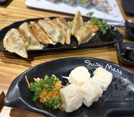 Shumai and Gyoza