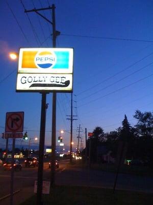 Golly Gee - Since 1952 Sign - Pepsi