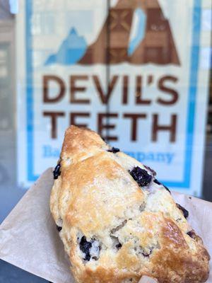 Blueberry Lemon Glazed Scone! 3.14.24 (on Pi Day)!