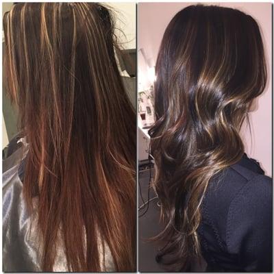 Color correction done by Andrea Nicole! Call/text 773-892-9828 to schedule your appointment!