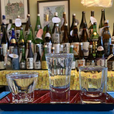 Premium sake tastings