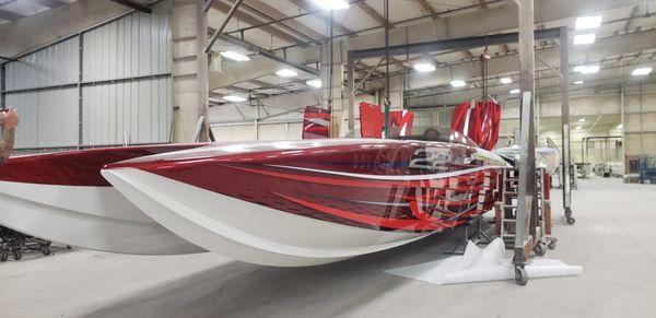 Skater Powerboat perfectly polished and ceramic coated