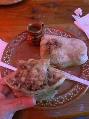 Carne asada-Mas Amor Burrito, AMAZINGLY DELICIOUS  FULL OF FLAVORS!! And real authentic Mexican food.