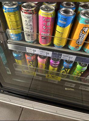 C4 Energy Drinks, Which are not carried anywhere else nearby.