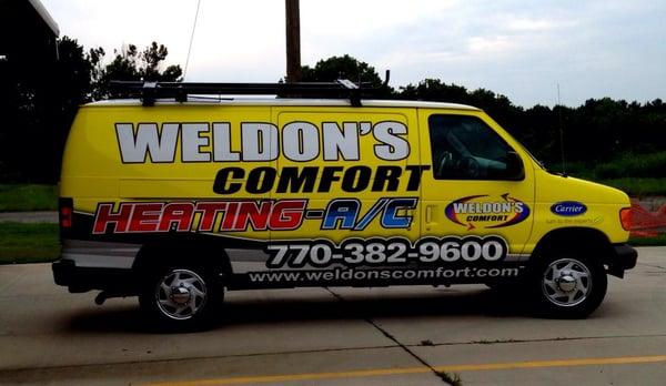 For a job  well done, call Weldon's.