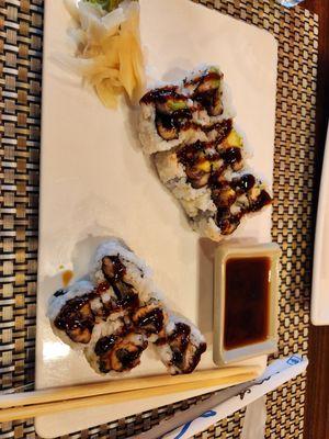 The eel rolls at Masago