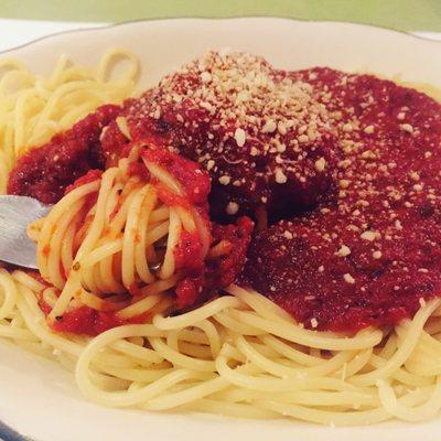 Spaghetti with Meatball