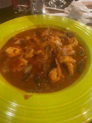 Camarones a la Diabla