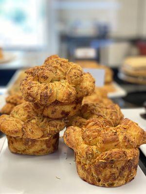 Asiago and Italian herbs cruffin