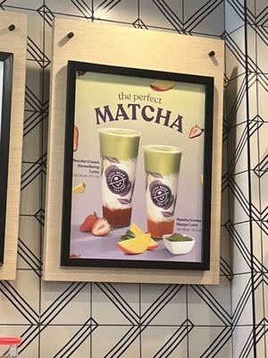 New Matcha drinks!