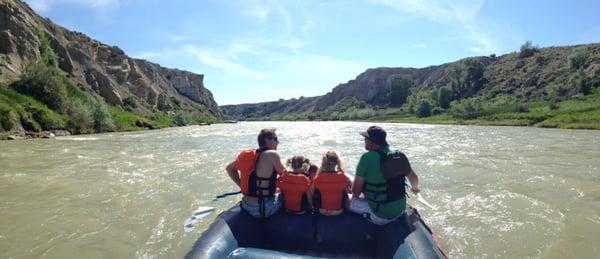 Floating the Shoshone River with River Runners!