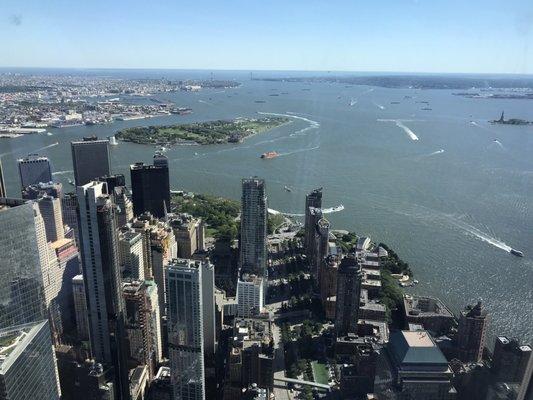 View from One World Observatory.