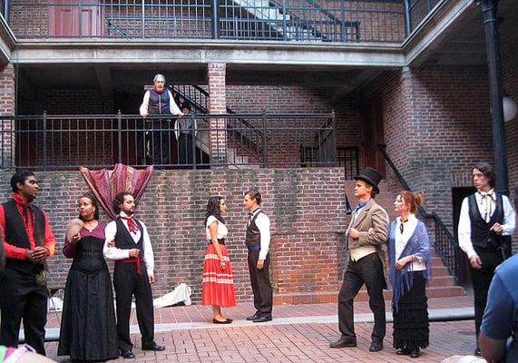 Romeo and Juliet (set in early California, totally at home in Pico House)