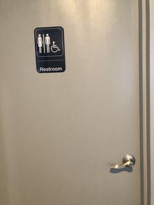 Gender friendly bathroom