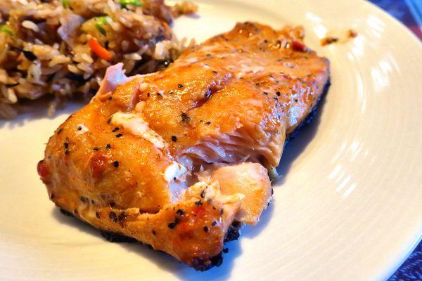 BBQ salmon