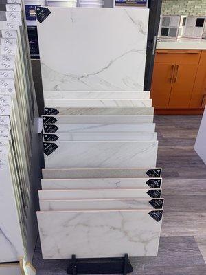 HD Straight Edge Porcelain Tile and Ceramic Porcelain Tile. 

Beautiful and budget friendly options.