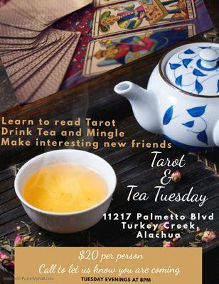 Tuesday Tarot and Tea party!